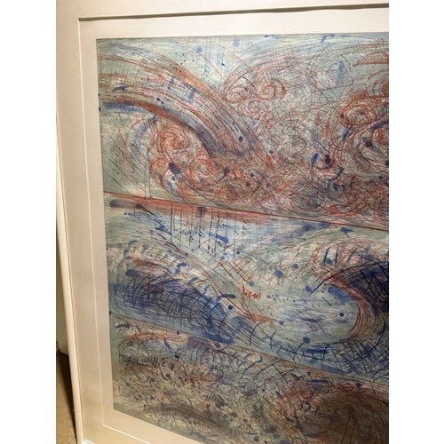 Color Aquatint with soft ground and hard ground etching, drypoint and soap ground aquatint. Signed and dated at lower left...