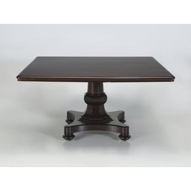 Antique English Mahogany Kitchen Table Restored and Seats (8