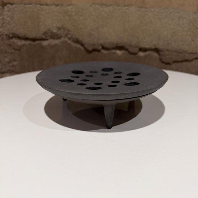 For your consideration, a vintage Jens Quistgaard cast iron candle holder designed for Dansk in the 1960s. Often referred...