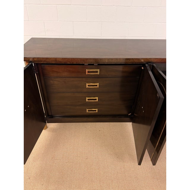 Floating Console Cabinet From Mastercraft, Cir 1970's For Sale - Image 10 of 11