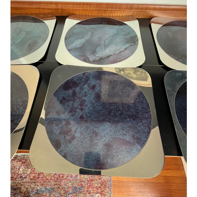 1960s Jean-Luc Bertrand for Bouillet Bourdelle Chargers Metanode and Stainless For Sale - Image 9 of 11