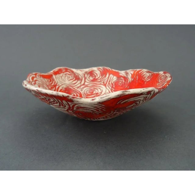 Vintage Rose Dish, 2010s For Sale - Image 4 of 4