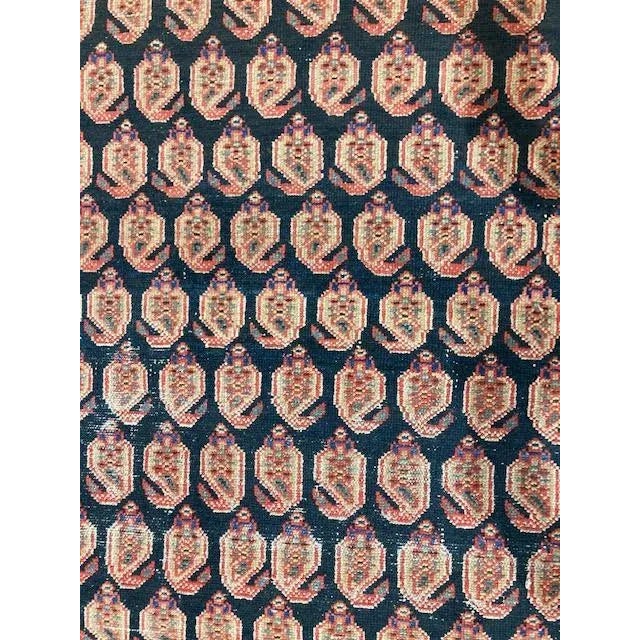 Wool pile genuine hand made antique Persian Malayer-