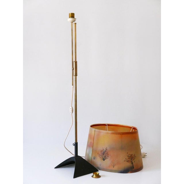Mid-Century Modern Telescopic Floor Lamp by Gebrüder Cosack, Germany, 1950s For Sale - Image 16 of 18