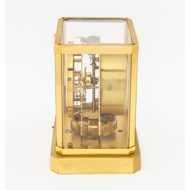 Brass Jaeger-LeCoultre Atmos Perpetual Motion Brass Clock For Sale - Image 8 of 10