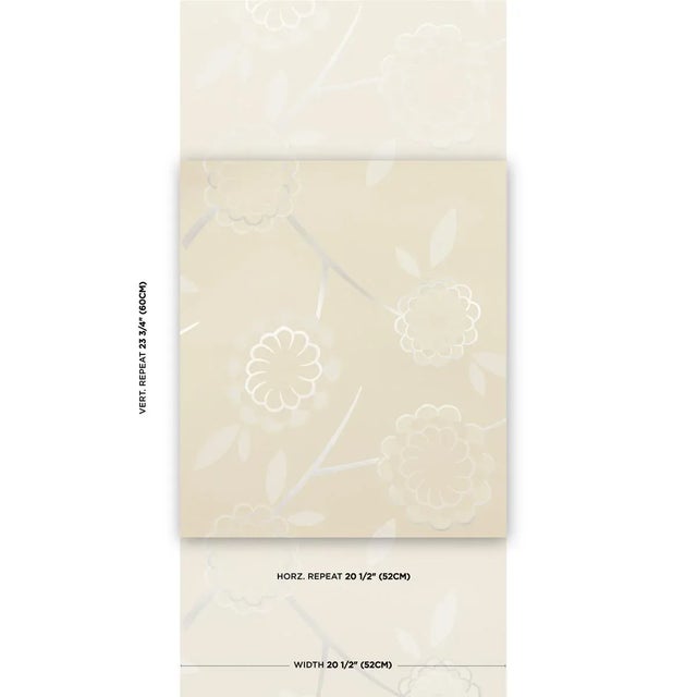 A cheerful floral by Neisha Crosland, Bird Tree is a thoroughly modern take on a traditional motif. This open large-scale...