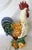 Vintage Ceramic Majolica Colorful Rooster Figure For Sale - Image 4 of 14