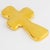 Edouard Rambaud Gilded Metal Cross Brooch For Sale In Atlanta - Image 6 of 10