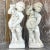 Vintage Cast Concrete Season Statues - a Pair For Sale - Image 4 of 8