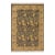 Floral 1990's Heritage Blue/Taupe Wool Rug - 4'1''x6'3'' For Sale