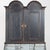 Early 19th Century Early 19th Century Danish Black Painted Oak Baroque Secretary For Sale - Image 5 of 11