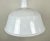 Mid-Century Modern Industrial White Enamel Pendant Lamp from Emax, 1960s For Sale - Image 3 of 13