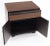 Mid-Century Modern walnut night stand end table by John Stuart.