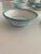 Turquoise Cerámica Made in Italy Tea/Coffee Set With Bowls and Creamer For Sale - Image 8 of 12
