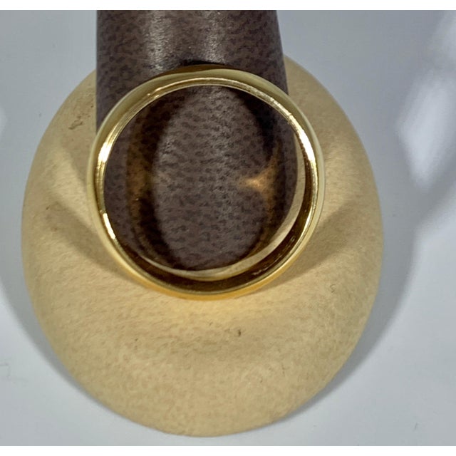 14 Karat Gold Wedding Band, Domed with Step-Down Edge 6 Grams For Sale - Image 18 of 18