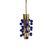 Not Yet Made - Made To Order Italian Table Lamps in Brass and Blue Murano Glass from Justfurnituress SRL, Set of 2 For Sale - Image 5 of 11