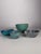 Set of four handmade ceramic bowls originating from an art pottery studio. Each piece is unique, individually formed and...