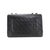 Late 20th Century Vintage Chanel XL Jumbo Black Quilted Lambskin Gold-Tone Flap Shoulder Bag For Sale - Image 5 of 12