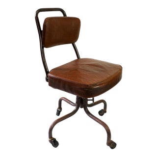 Vintage Fritz-Cross Rolling Desk Chair For Sale
