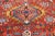 Red Early 20th Century Antique Persian Karaja/ Heriz Rug For Sale - Image 8 of 11