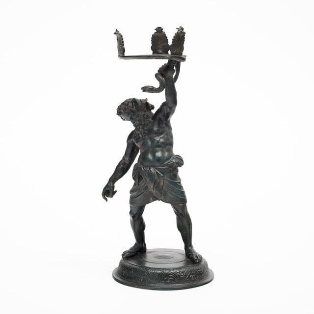 Bronze Antique Sculpture of Silenus, Circa 1880 For Sale In Austin - Image 6 of 9