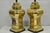 Vintage Chinoiserie Chinese Ginger Jar Brass Plated Metal Table Lamps - A Pair For Sale - Image 14 of 14