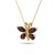 Not Yet Made - Made To Order Garnet Butterfly Pendant in 18k Gold Plated Over Sterling Silver, Dainty Birthstone Gift for Her For Sale - Image 5 of 5