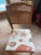 Vintage Mid-Century Leg-O-Matic Folding Game Table & 3 Cane Back Chairs Set (Mcm / Coastal Chess & Checkers) For Sale - Image 17 of 18