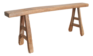 Antique Reclaimed Wooden Hallway Pig Bench