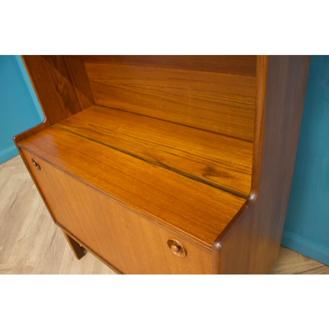 Brown Mid-Century Bureau Bookcase in Teak from Turnidge, 1960s For Sale - Image 8 of 9
