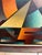 1960s Ratz Mid Century Modern Geometric Abstract Oil Painting For Sale In San Diego - Image 6 of 6