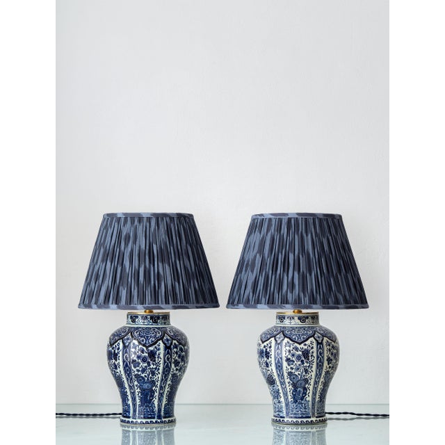 Delft Blue Ceramic Table Lamps from Boch Frères, 1960s, Set of 2 For Sale - Image 15 of 15
