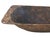 Large antique dough bowl, trencher, or farm trough: these rustic vessels were historically hand-carved from a single block...