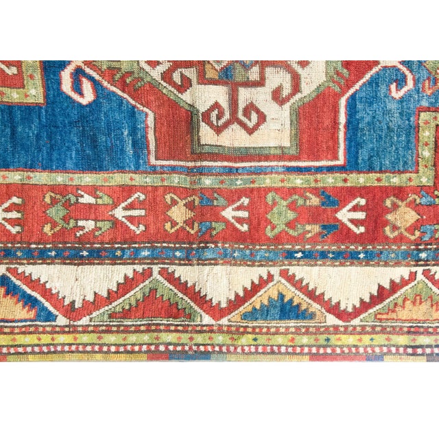 Early 20th Century Kazak Prayer Rug For Sale In Chicago - Image 6 of 14