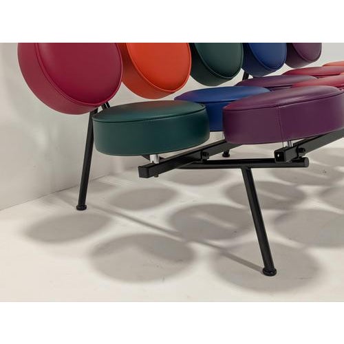 Black Marshmallow Sofa Bench from Vitra For Sale - Image 8 of 13