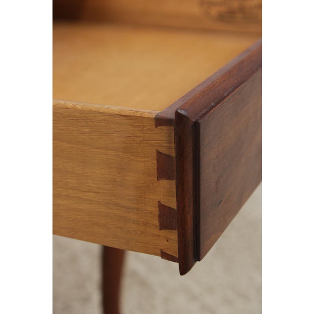 Wood Pair of Henkel Harris Cherry 1 Drawer End Tables For Sale - Image 7 of 16