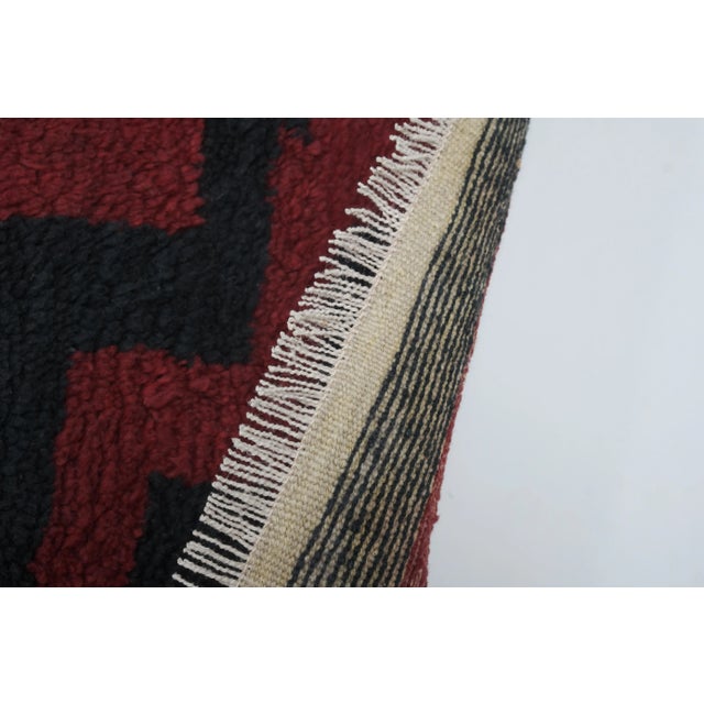 Angora Mohair Tulu Rug 3'9'' X 6'2'' For Sale - Image 9 of 10