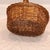 Wood Vintage Medium Oval French Style Hand Woven Natural Wicker Basket. For Sale - Image 7 of 9