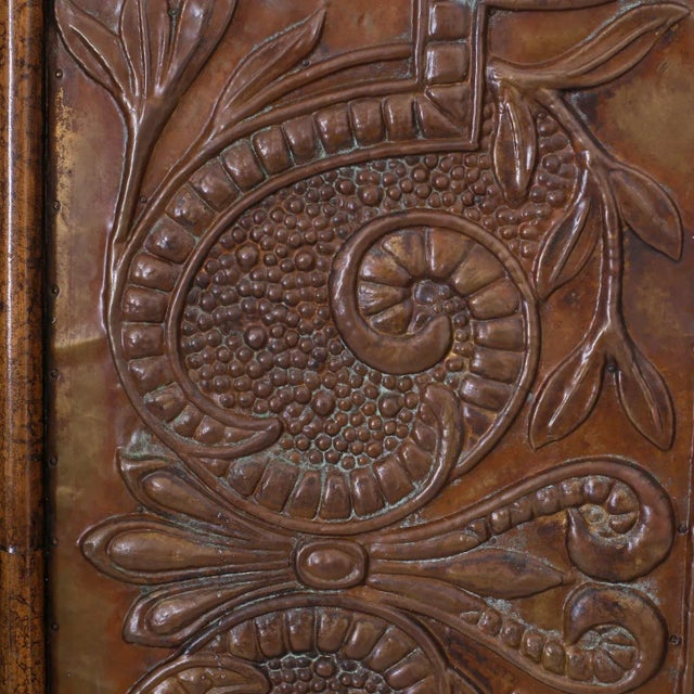 Monumental Pair of Large Bronze Wall Mirrors For Sale - Image 4 of 10