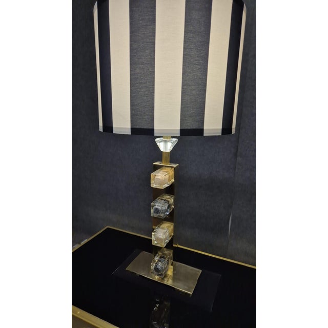 Not Yet Made - Made To Order Brass and Murano Glass Table Lamp from Justfurnituress SRL For Sale - Image 5 of 18