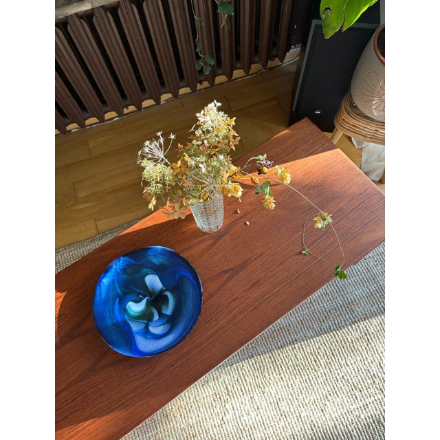 Large Wooden Coffee Table with Shelf by Ludvig Pontoppidan, Denmark, 1960s For Sale - Image 10 of 17