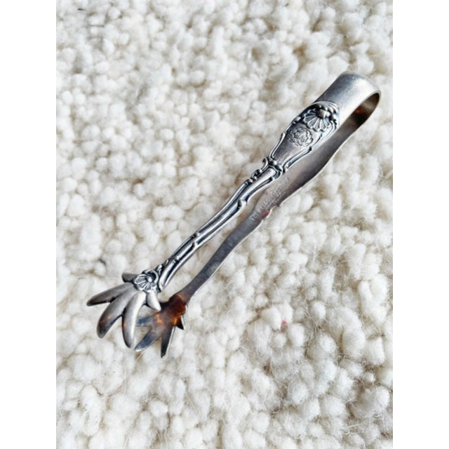 Gorham Silver Co. Antique Silver Plated Tongs From the Waldorf Astoria For Sale - Image 4 of 4