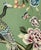 W24"* H53", Emerald Green Peacock Peony 2-Panel Chinoiserie Wallpaper Panels, No Frame, Tea Paper For Sale - Image 6 of 6