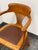 Wood Captain’s Oak + Leather Armchair, Antique For Sale - Image 7 of 9