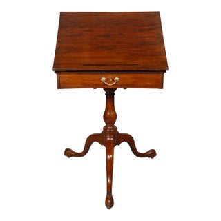George III Mahogany Reading Stand For Sale