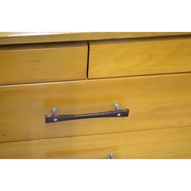 Paul McCobb Perimeter Group Attribute Maple Rosewood Aluminum Dresser For Sale - Image 16 of 16