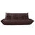 Brown Leather Three-Seater Togo Sofa by Michel Ducaroy for Ligne Roset For Sale - Image 11 of 11