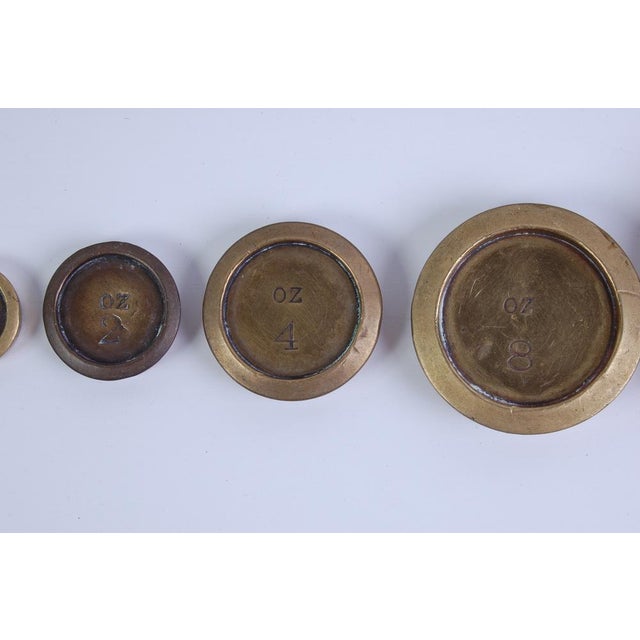 Ancient Double Plate Libra Ottone and Wood Libra from W&TY Lt Makers, Birmingham, 1930s For Sale - Image 10 of 18