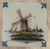 Vintage Royal Tichelaar Makkum Hand Painted Dutch Windmill Tile CIRCA: 1983 MAKER'S MARK: On Reverse CONDITION: Good....