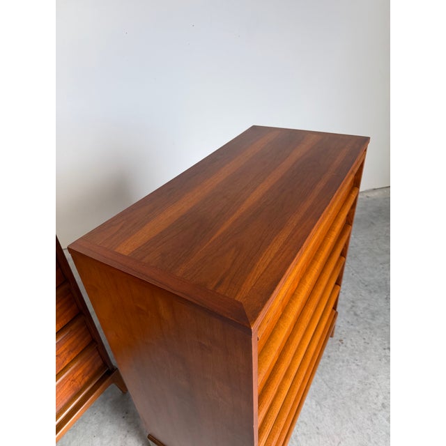 Mid Century Lane Rhythm Tallboy Dresser For Sale - Image 9 of 12